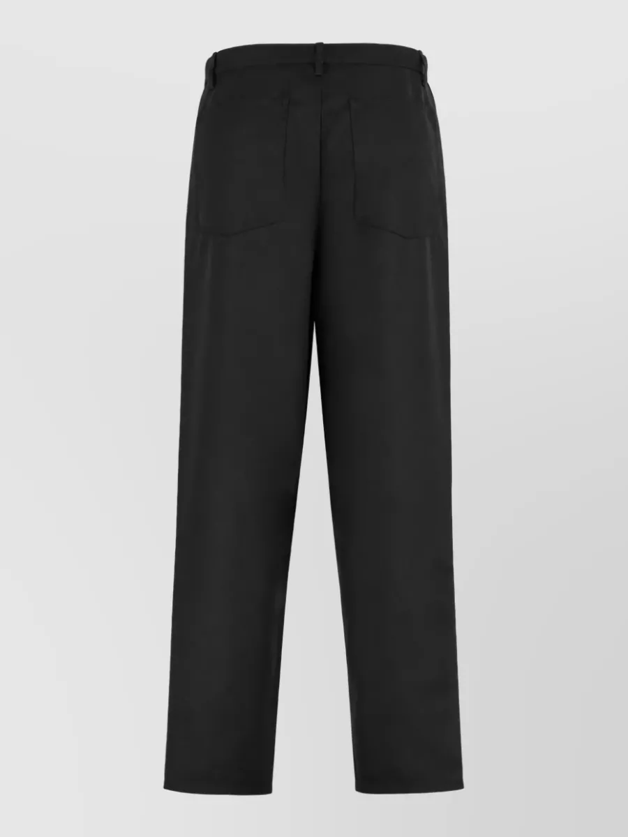Comme Des Garçons Cropped Straight-Leg Trousers