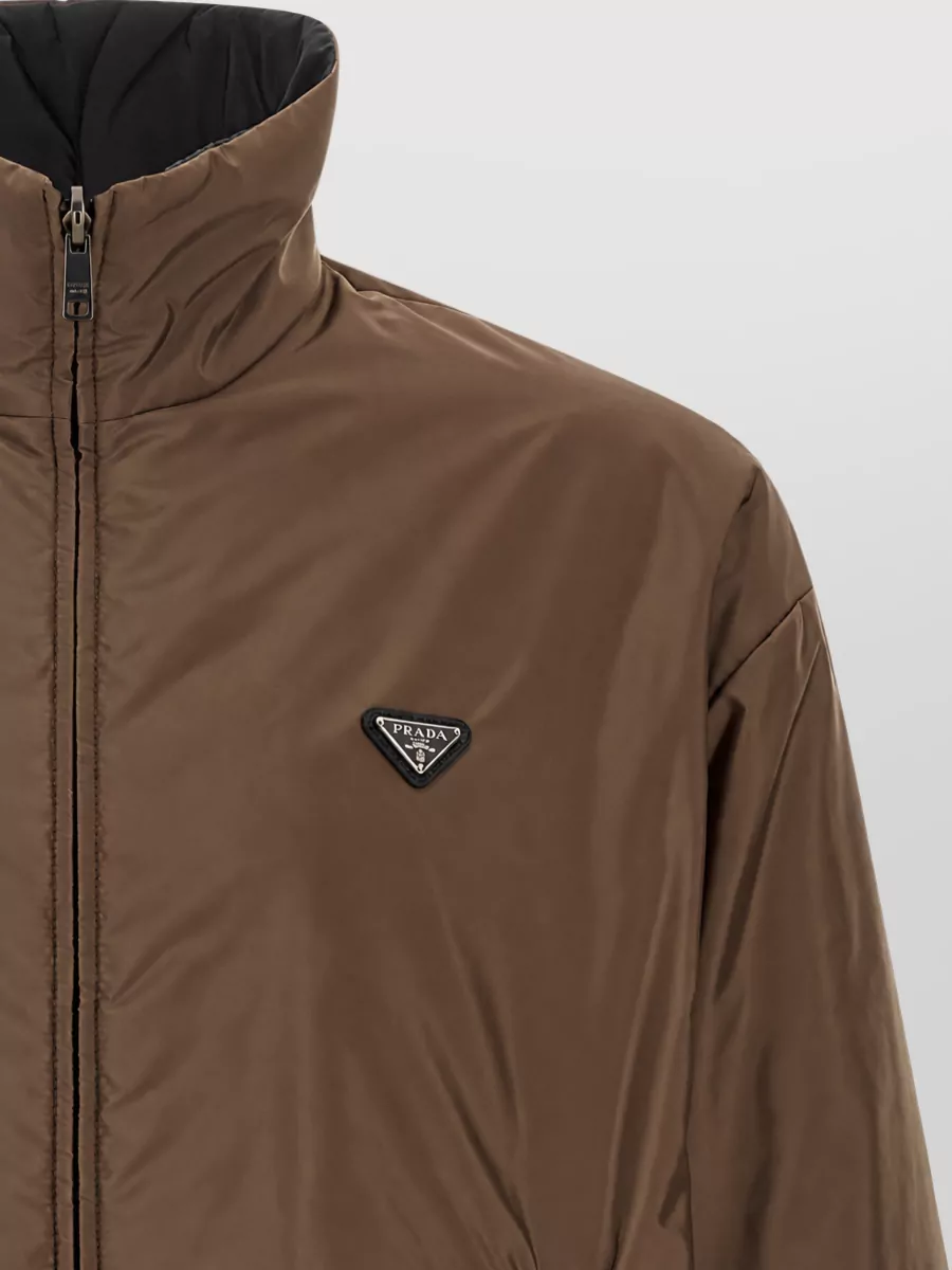 Prada Recycled Nylon Down Puffer Jacket