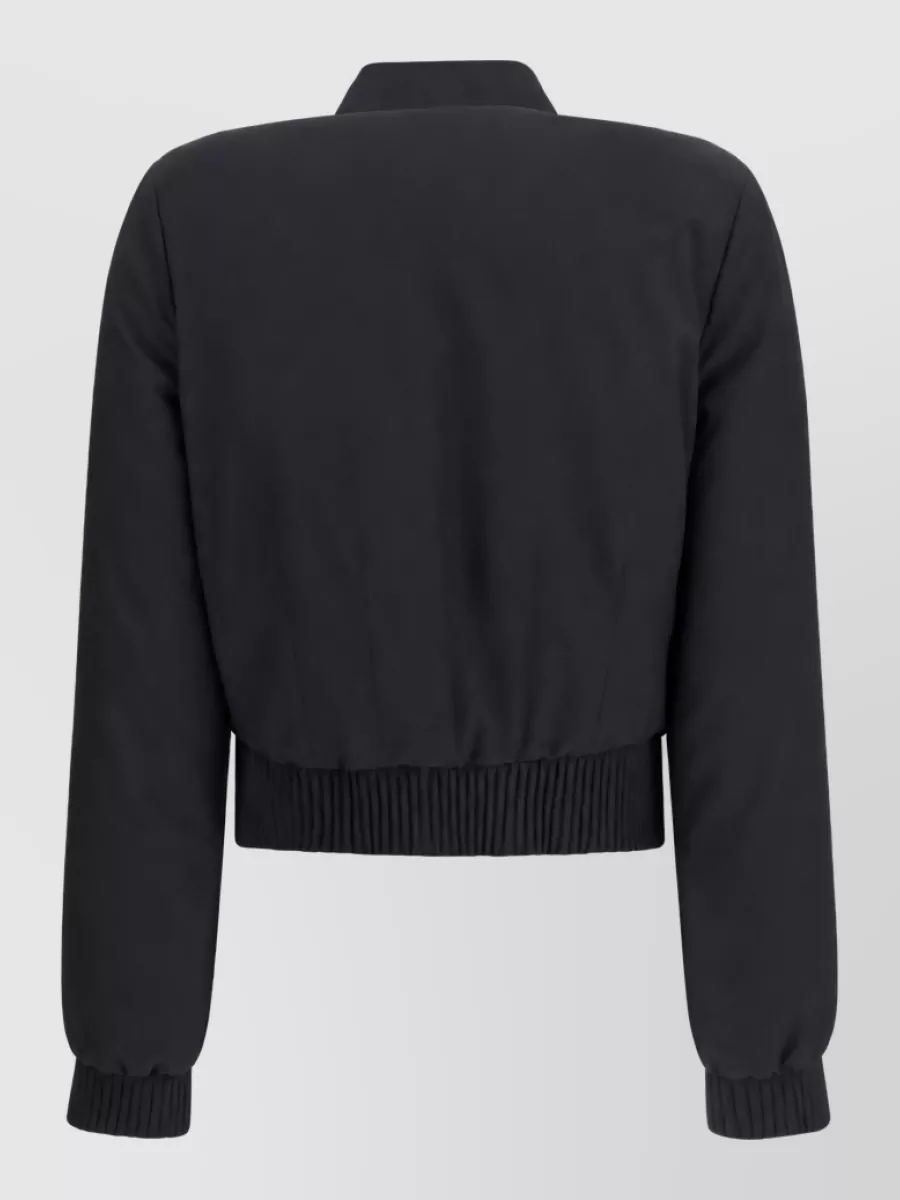 Alexander Mcqueen Buttoned Bomber Jacket