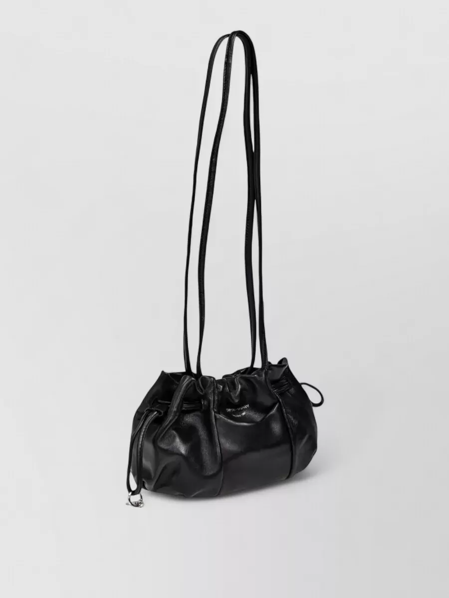 Emporio Armani Suede Shoulder Bag Long Strap