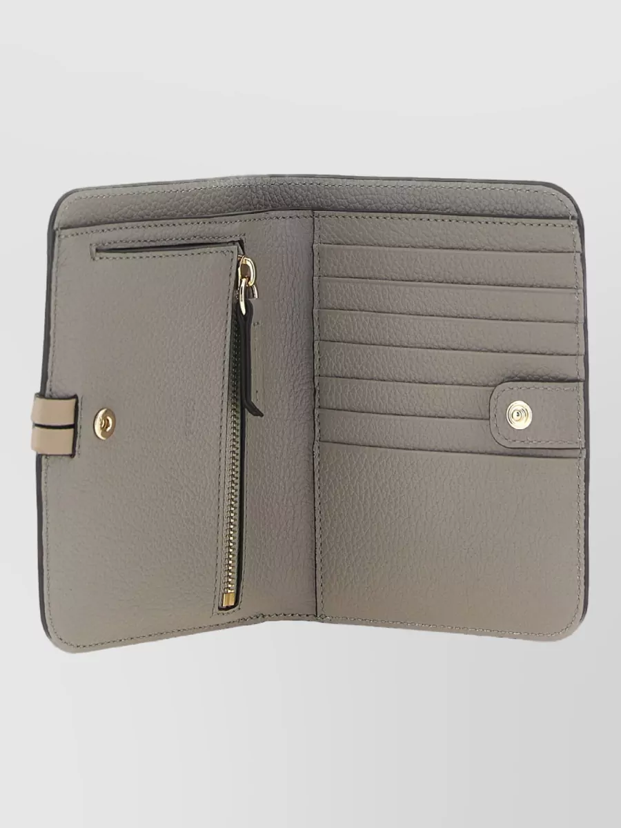 Chloé leather alphabet bi-fold wallet