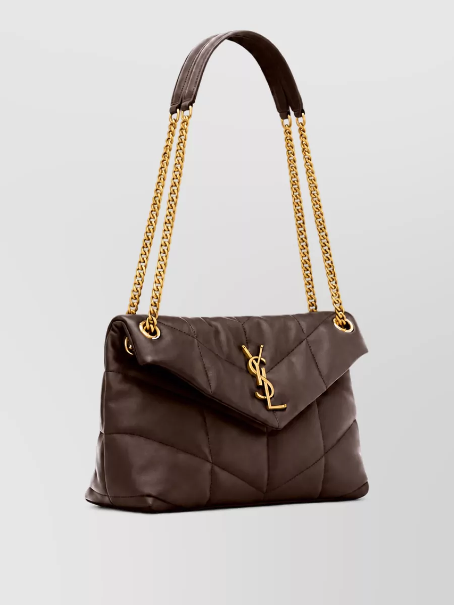 Saint Laurent Na Leather Shoulder Bag