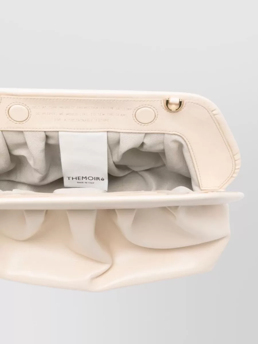 Themoiré Bios Vegan Leather Clutch Top Handle