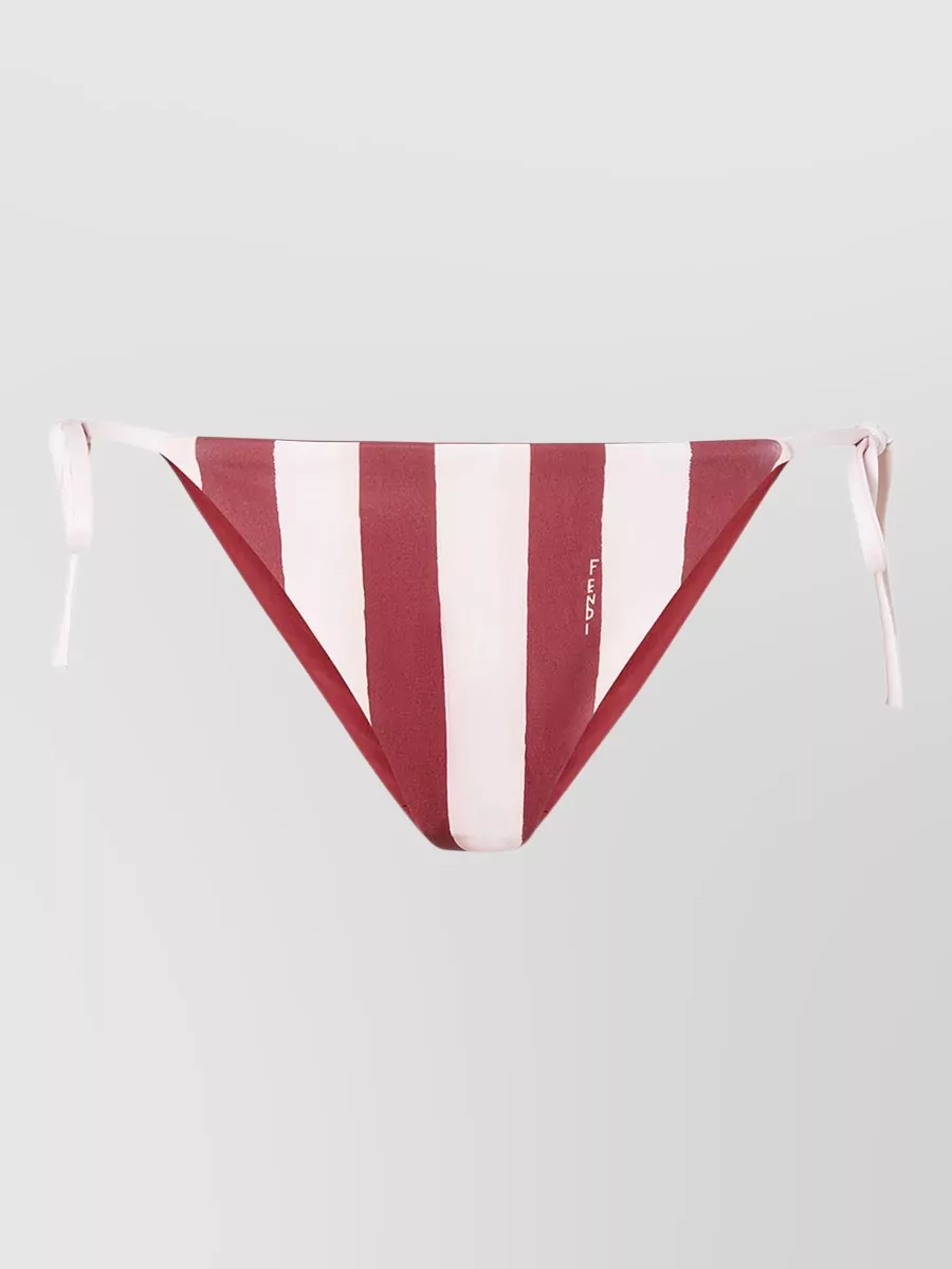 Fendi Printed reversible bikini briefs