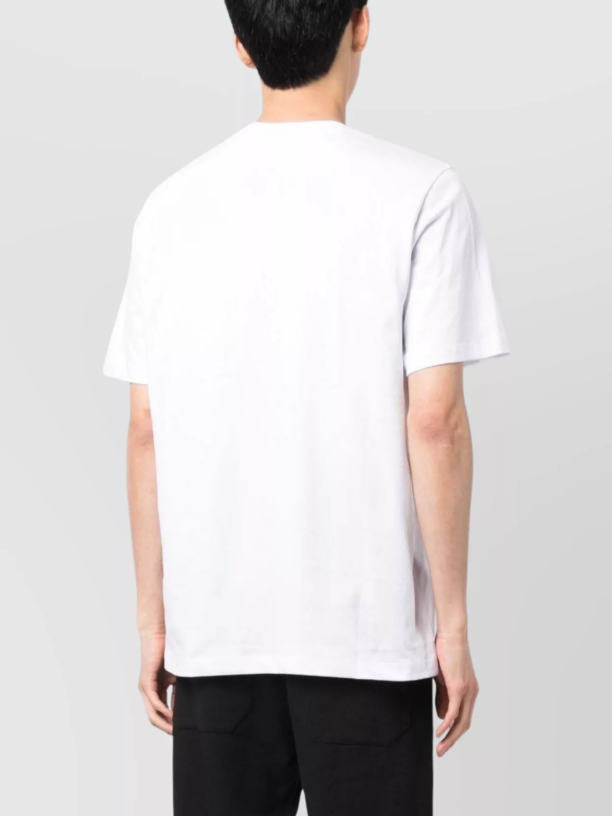 Msgm Logo-print Crew Neck Cotton T-shirt In White