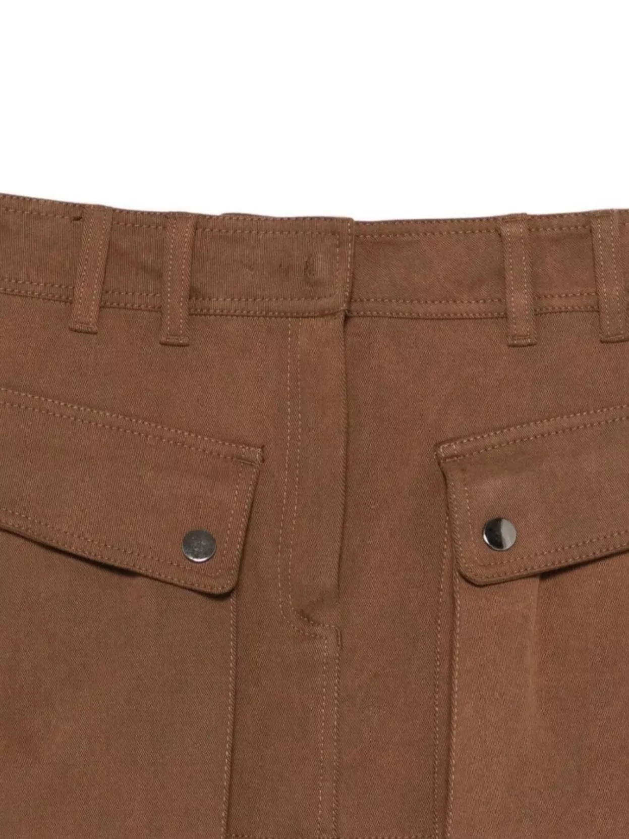 The Andamane Cargo Mini Skirt Featuring Front Pockets