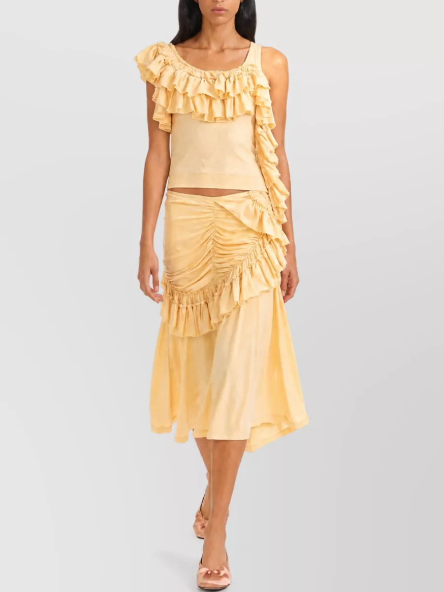 Dries Van Noten Ruched Blouse
