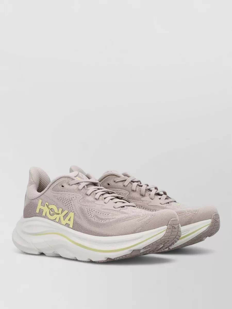 Hoka One One recycled polyester low-top sneakers