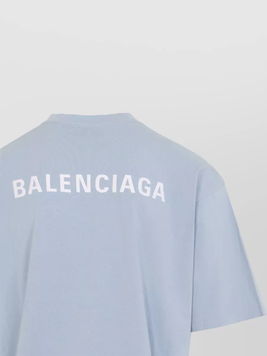 Balenciaga Medium Fit Crew Neck Short Sleeve T-Shirt