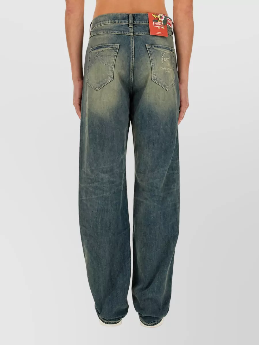 Kenzo Asagao Straight-Leg Jeans