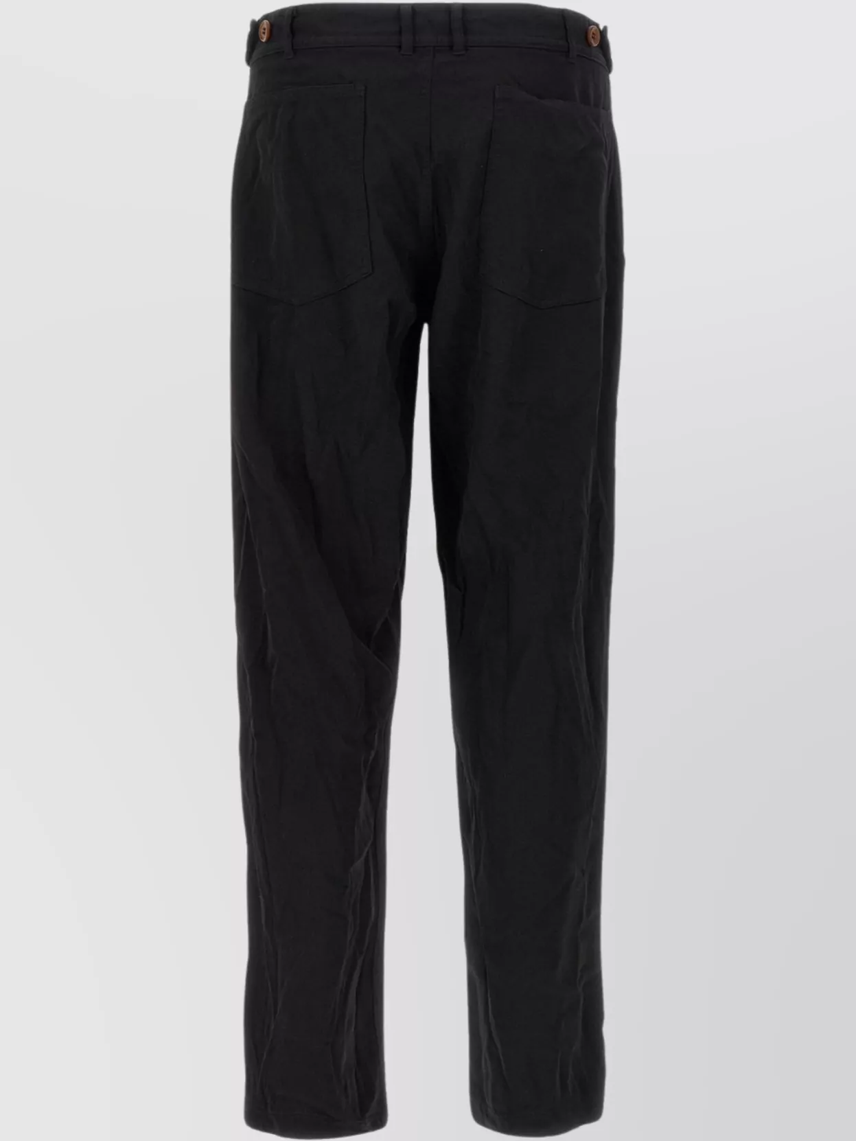 Comme Des Garçons Front Pleated Trousers With Back And Side Pockets
