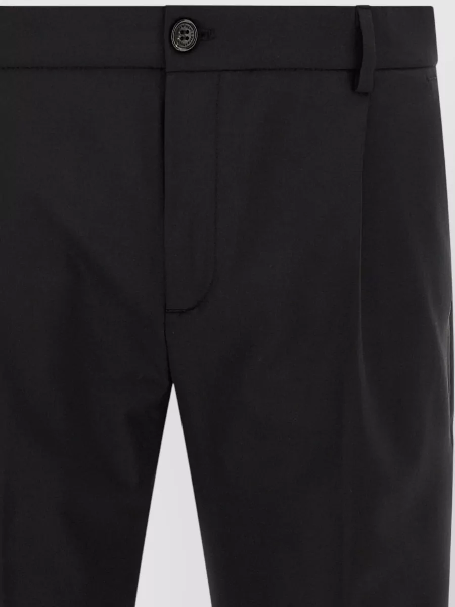 Department 5 Wool Blend Cropped Tailored Trousers