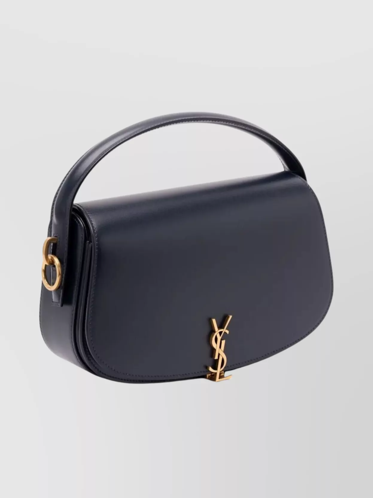 Saint Laurent Box Leather Cross-Body Bag Detachable Strap