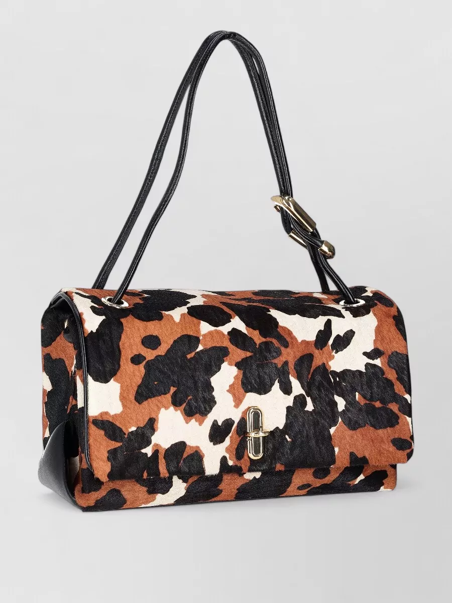 Marc Jacobs Haircalf Leather Shoulder Bag