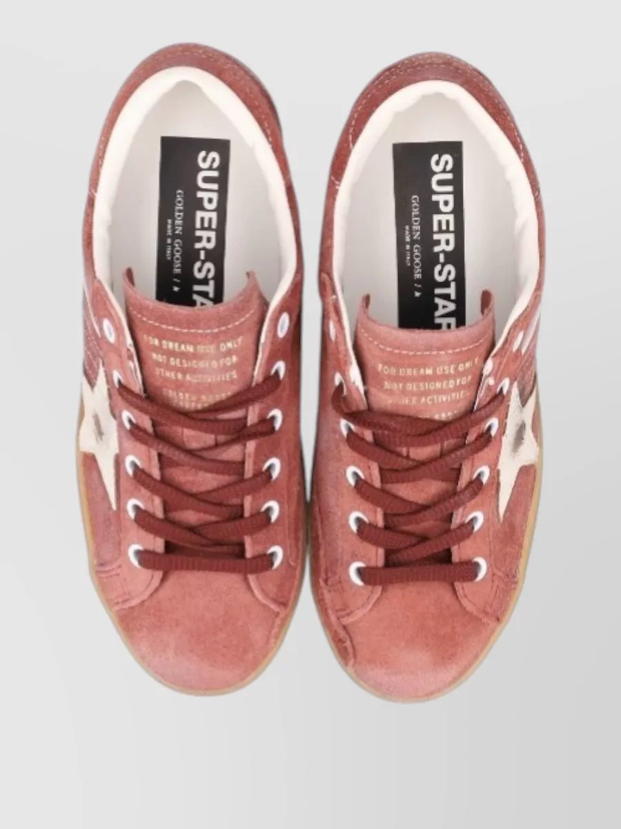 Golden Goose Superstar Suede Upper Sneakers Contrast Sole