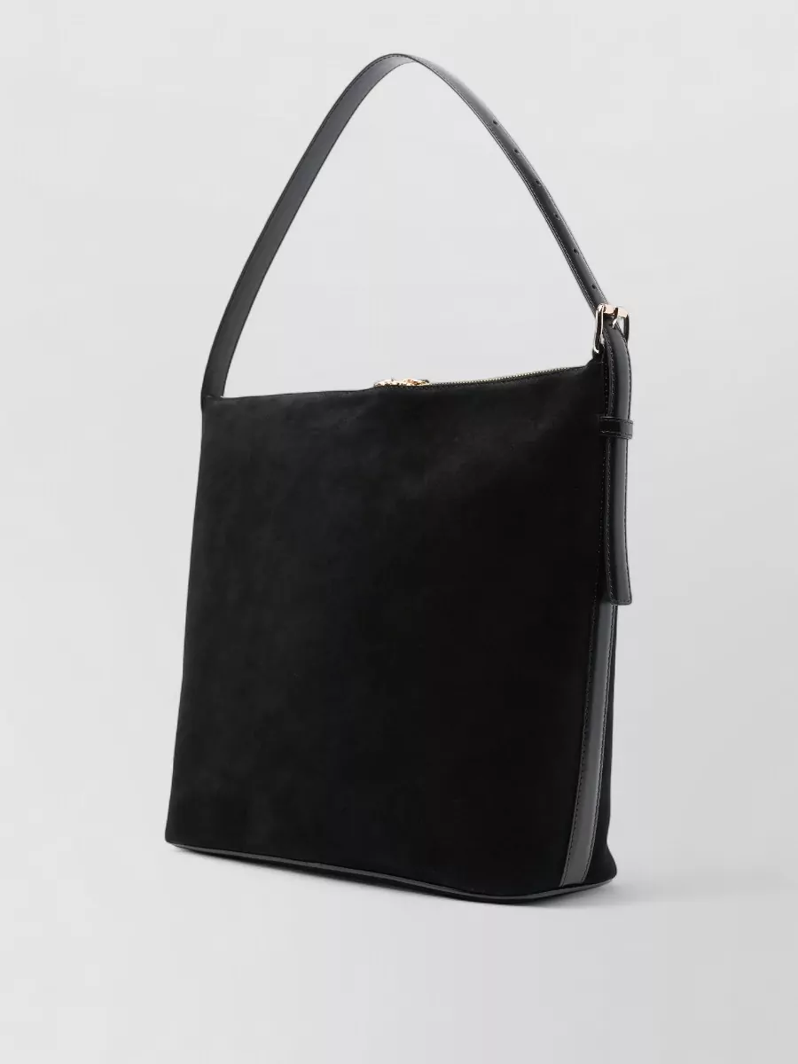 A.p.c. Rectangular Suede Shoulder Bag Strap