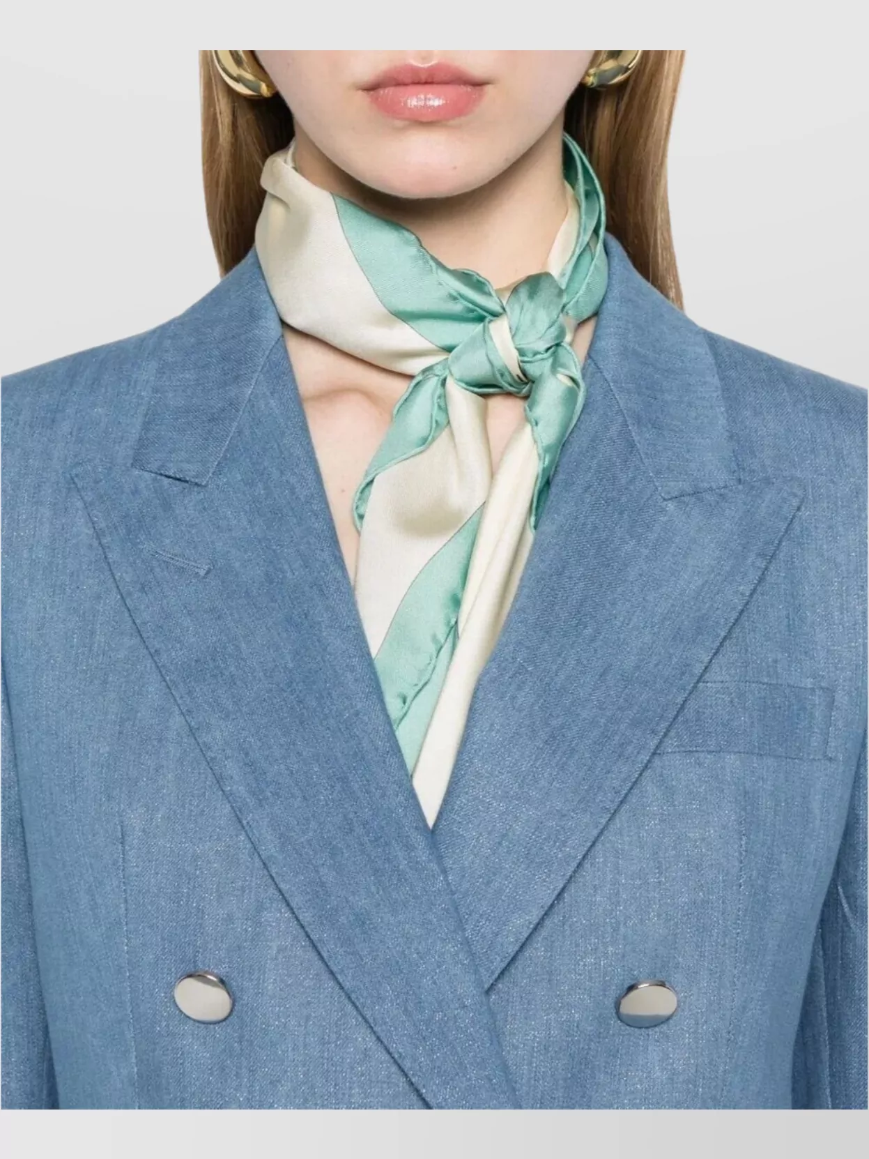 Tagliatore Double-breasted Cotton Jacket With Structured Shoulders