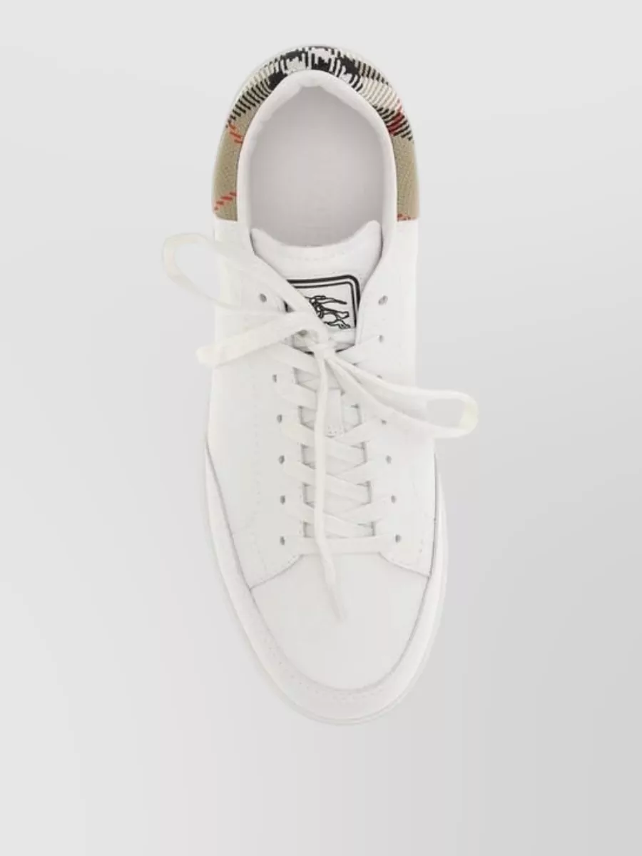 Burberry Calf Leather Low-Top Sneakers