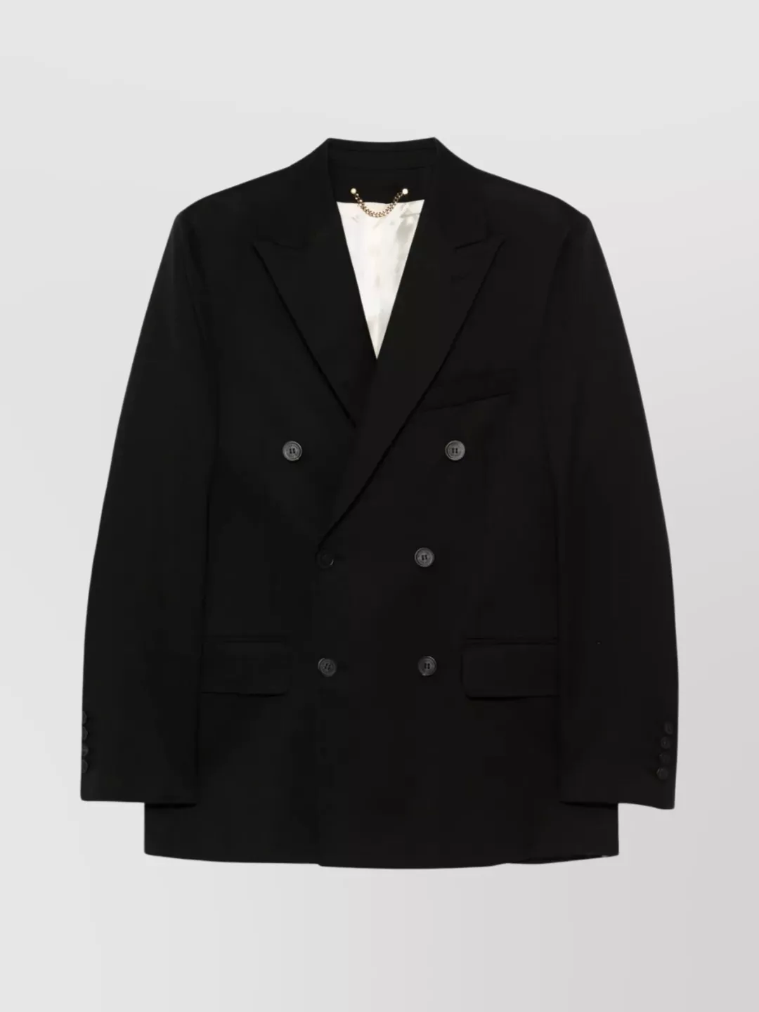 Golden Goose Double Breasted Blazer Wool Gabardine