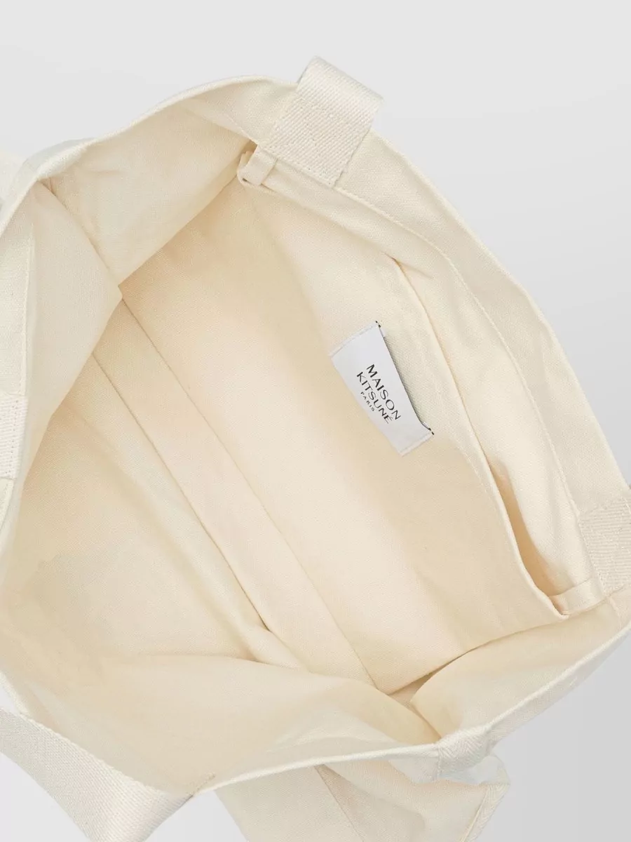 Maison Kitsuné Canvas Tote Bag