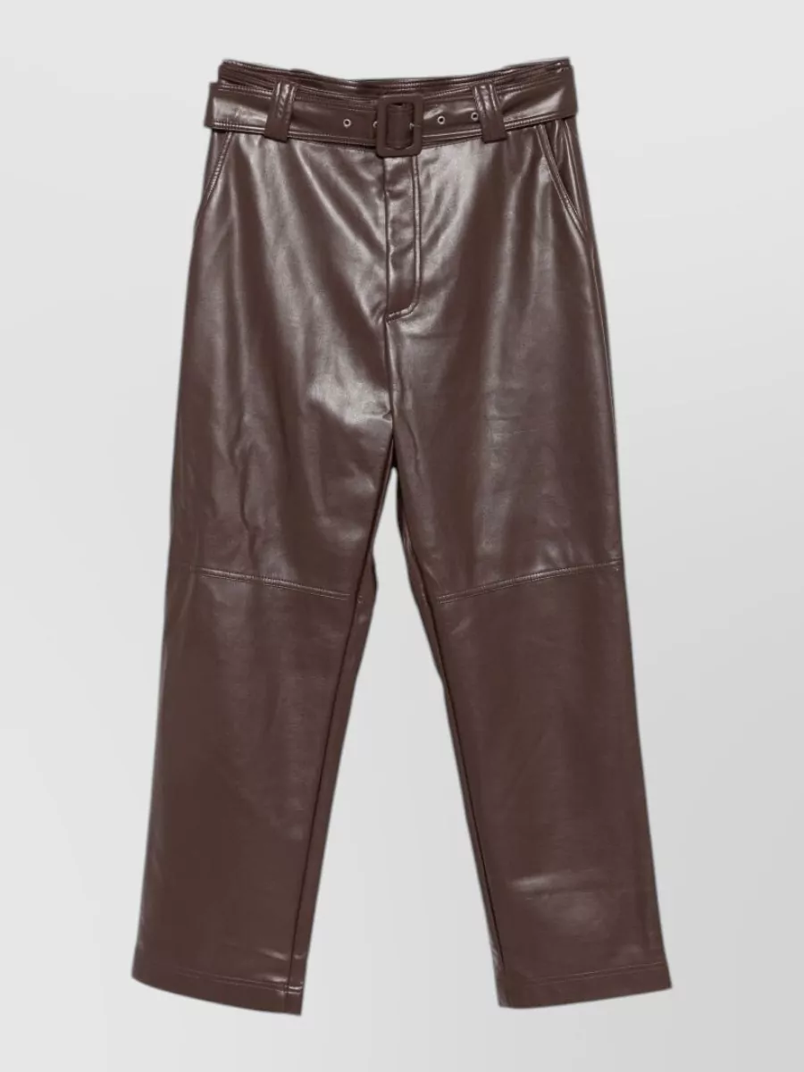 Twin-Set high-rise straight-leg trousers