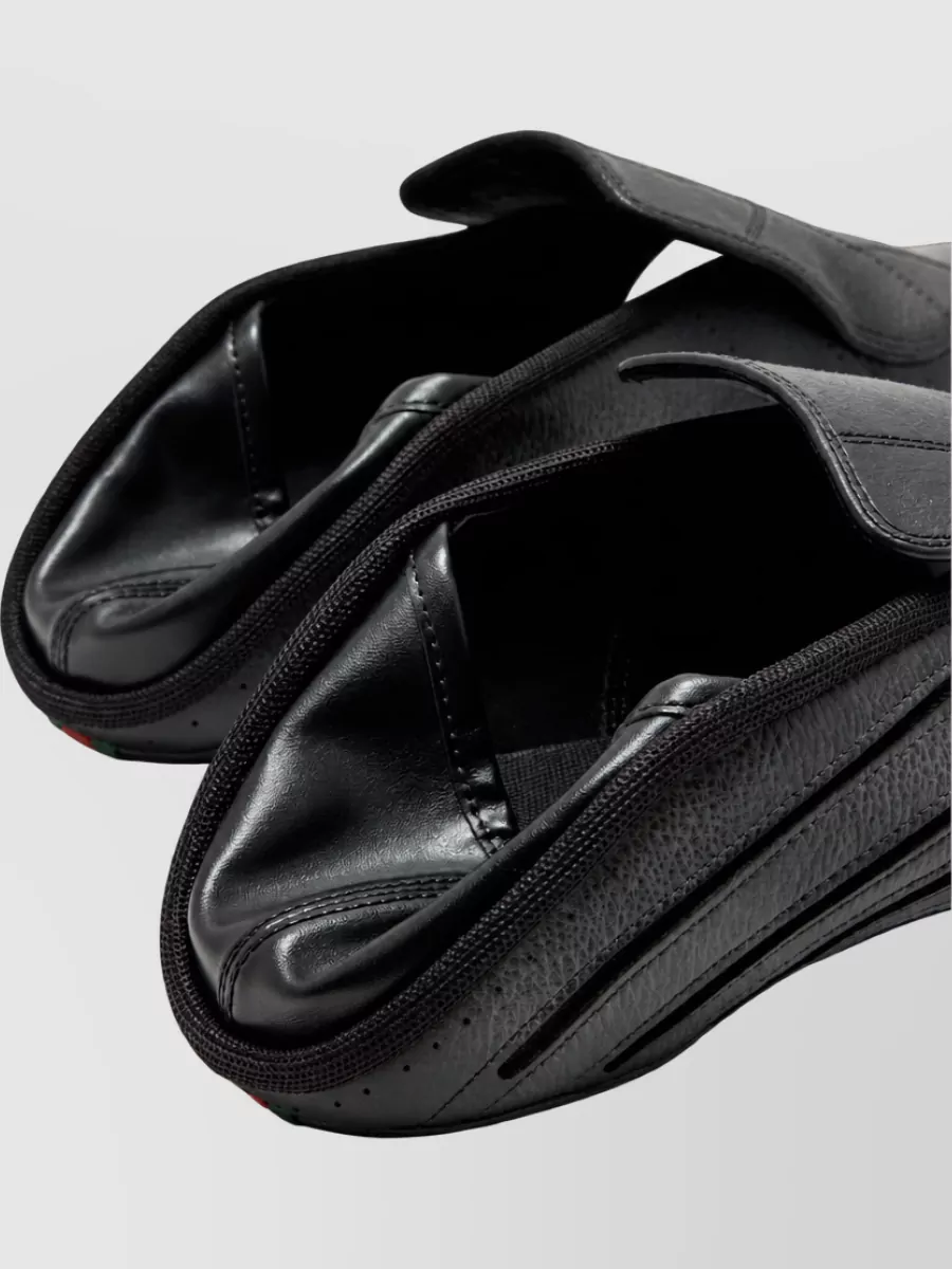 Gucci Leather Slip-On Loafers