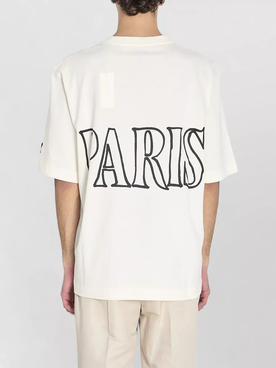Ami Paris Oversized Cotton Long-Sleeve T-Shirt