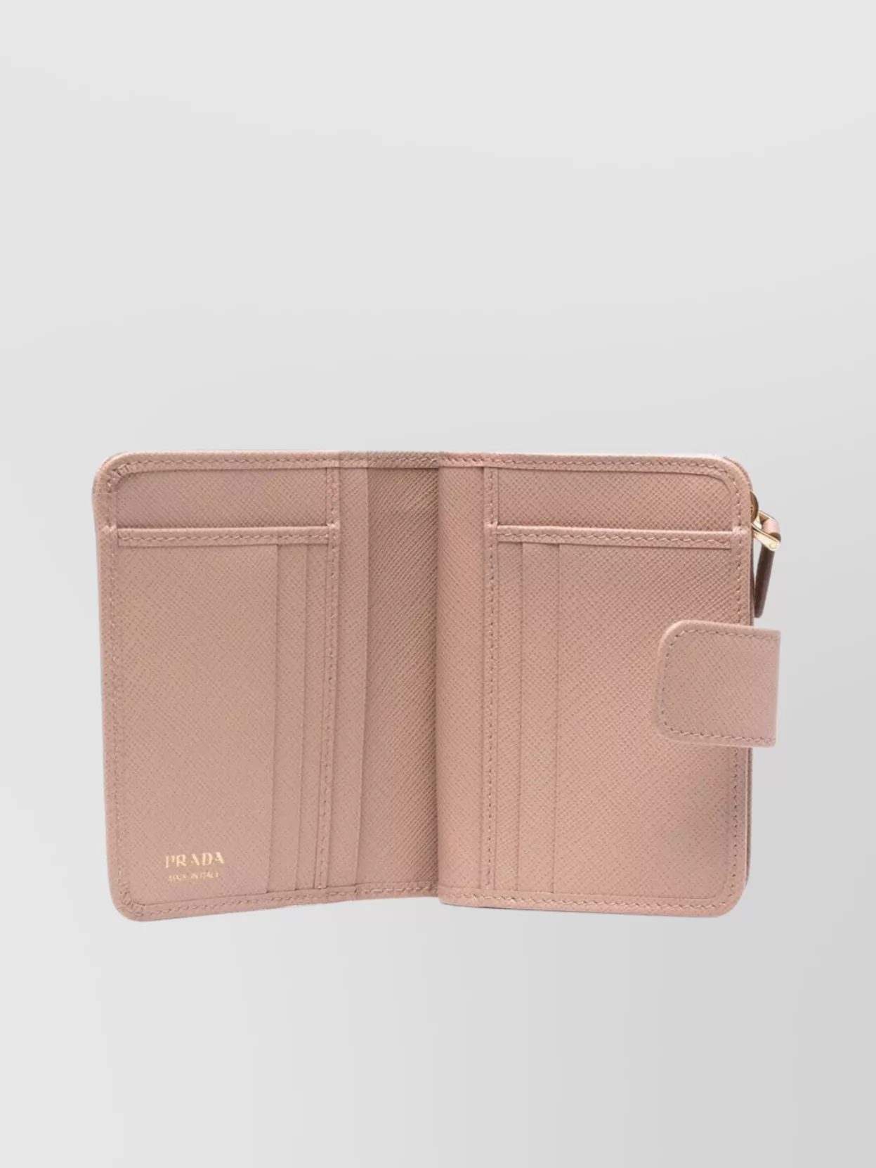 Prada Snap-Fastening Wallet With Coin Pocket