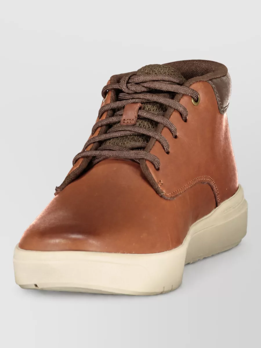 Timberland polyurethane hi-top sneakers