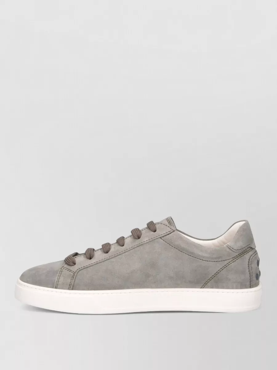 Tod's Leather Low Top Lace-Up Shoes