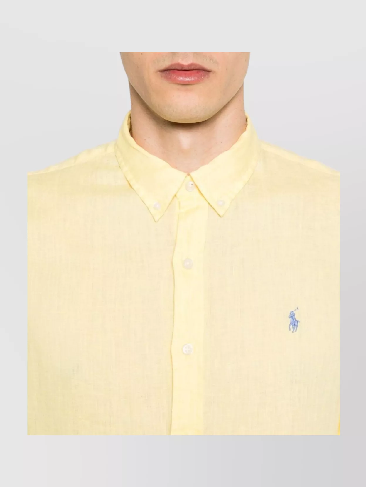 Ralph Lauren Logo Shirt Box-Pleat Detail