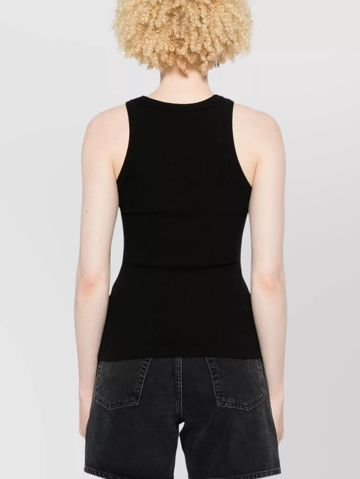 Agolde Rayne Ribbed-knit Tank Top