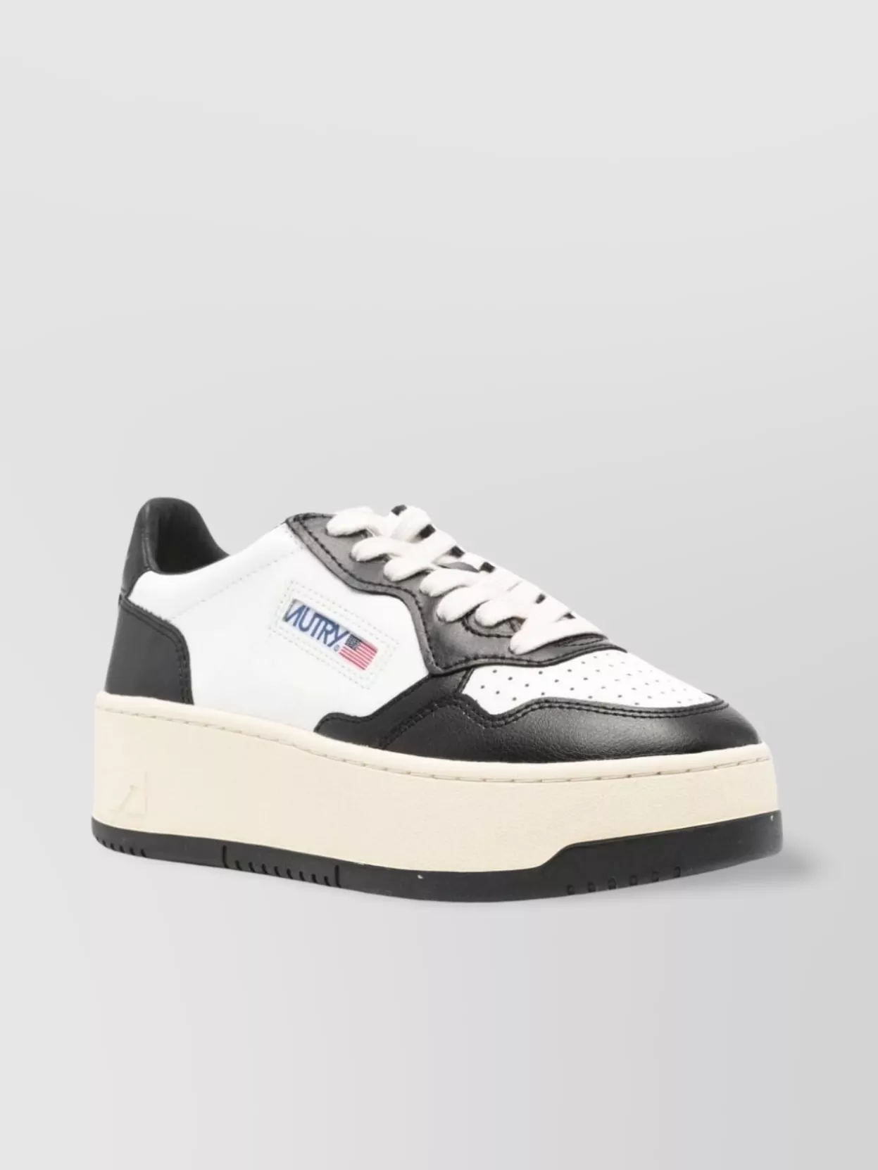 Autry Low Top Leather Sneakers Platform