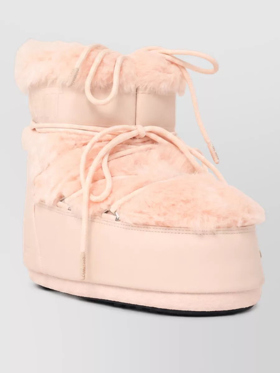Moon Boot faux fur ankle boots