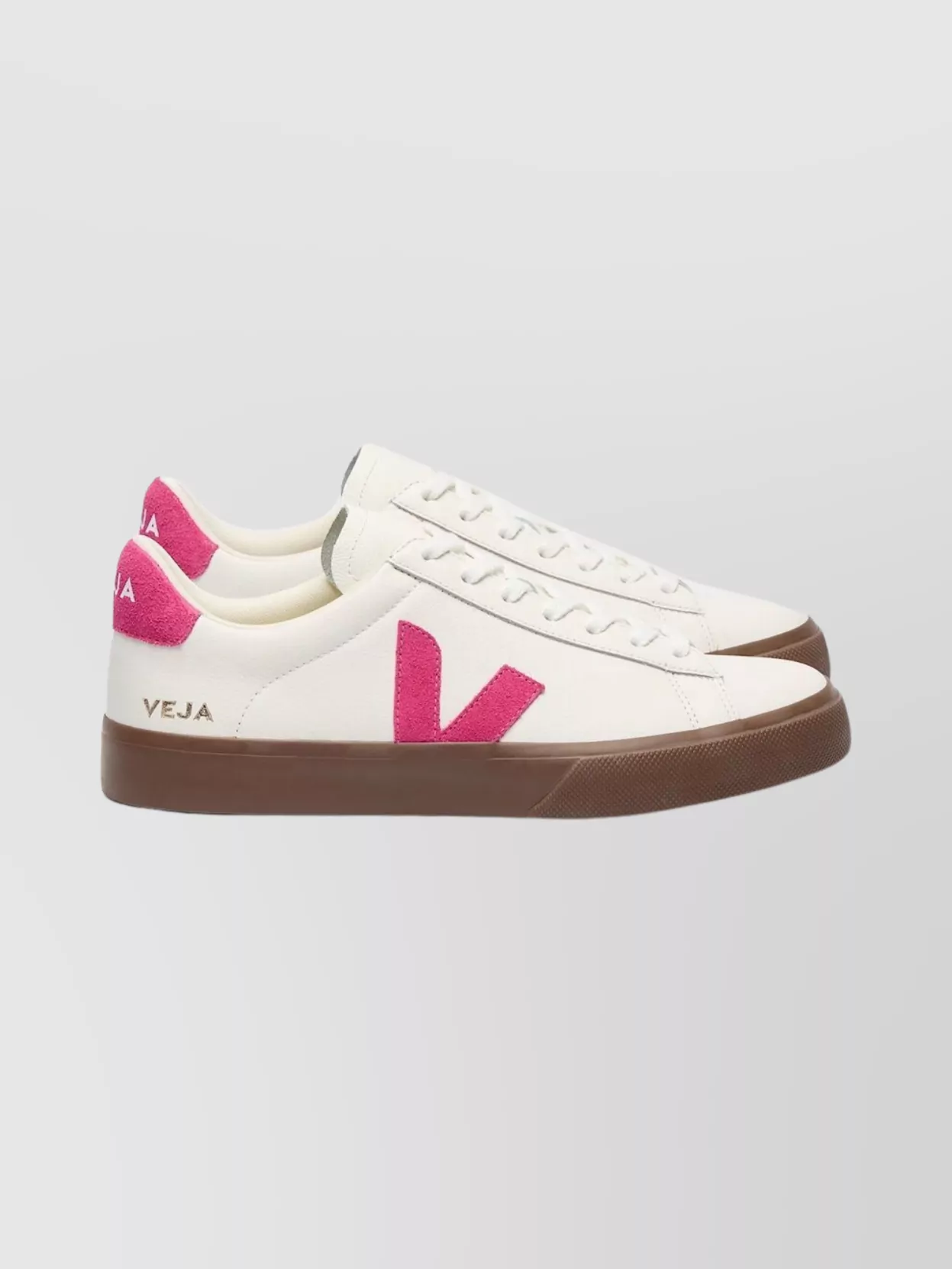 Veja Low-Top Sneakers With Rubber Sole And Heel Tab