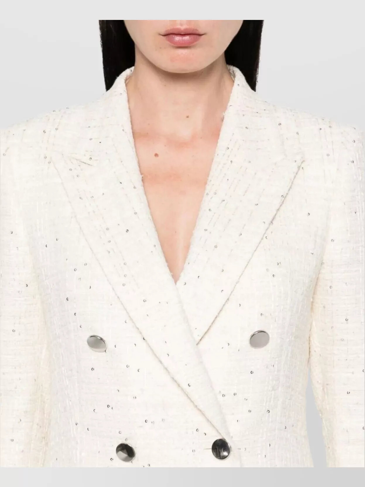 Tagliatore Parigi Double-Breasted Blazer Micro-Sequins