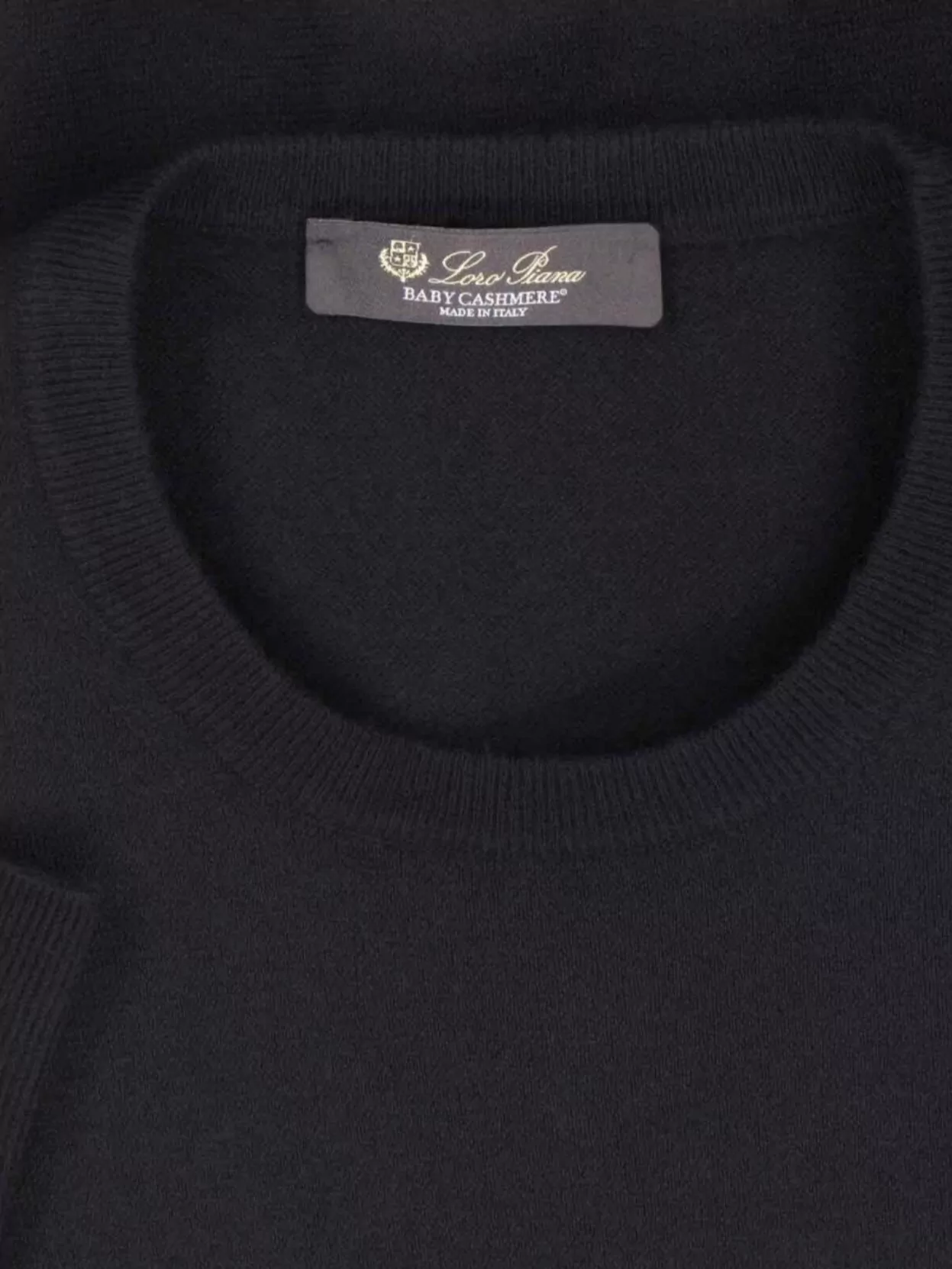 Loro Piana Ribbed Crewneck Sweater With Long Sleeves