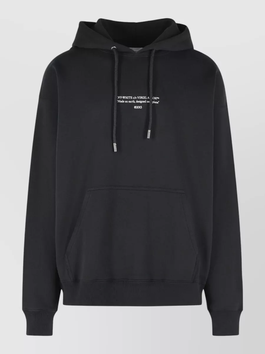 Off-White cotton statement hoodie