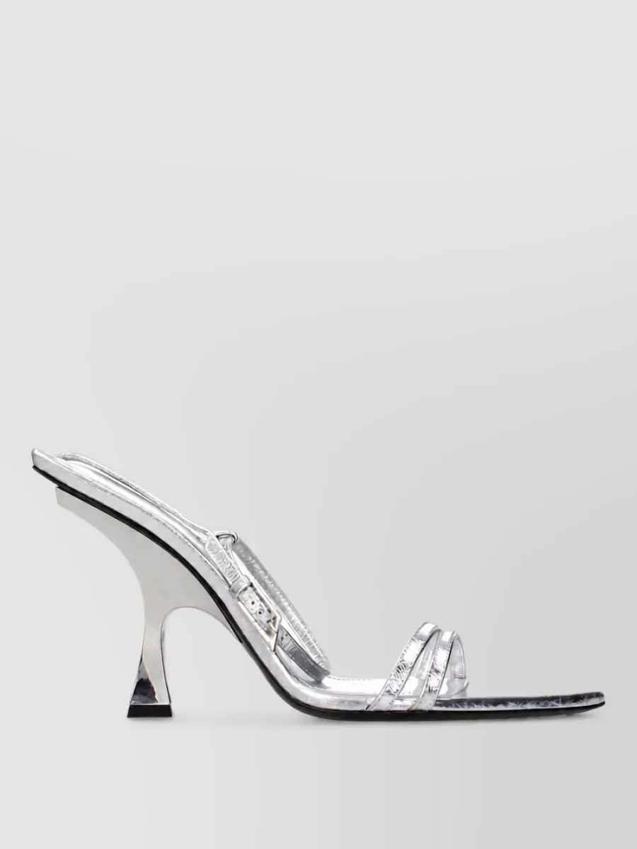 The Attico Leather Stiletto Mules
