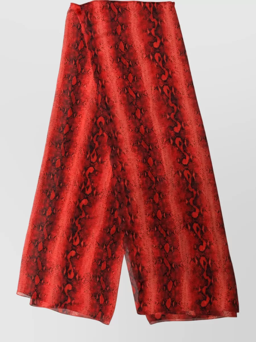Dolce&Gabbana silk printed sheer scarf