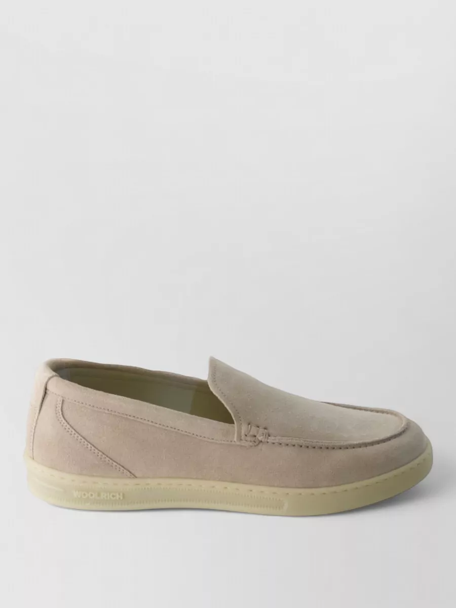 Woolrich Leather Slip-On Sneakers