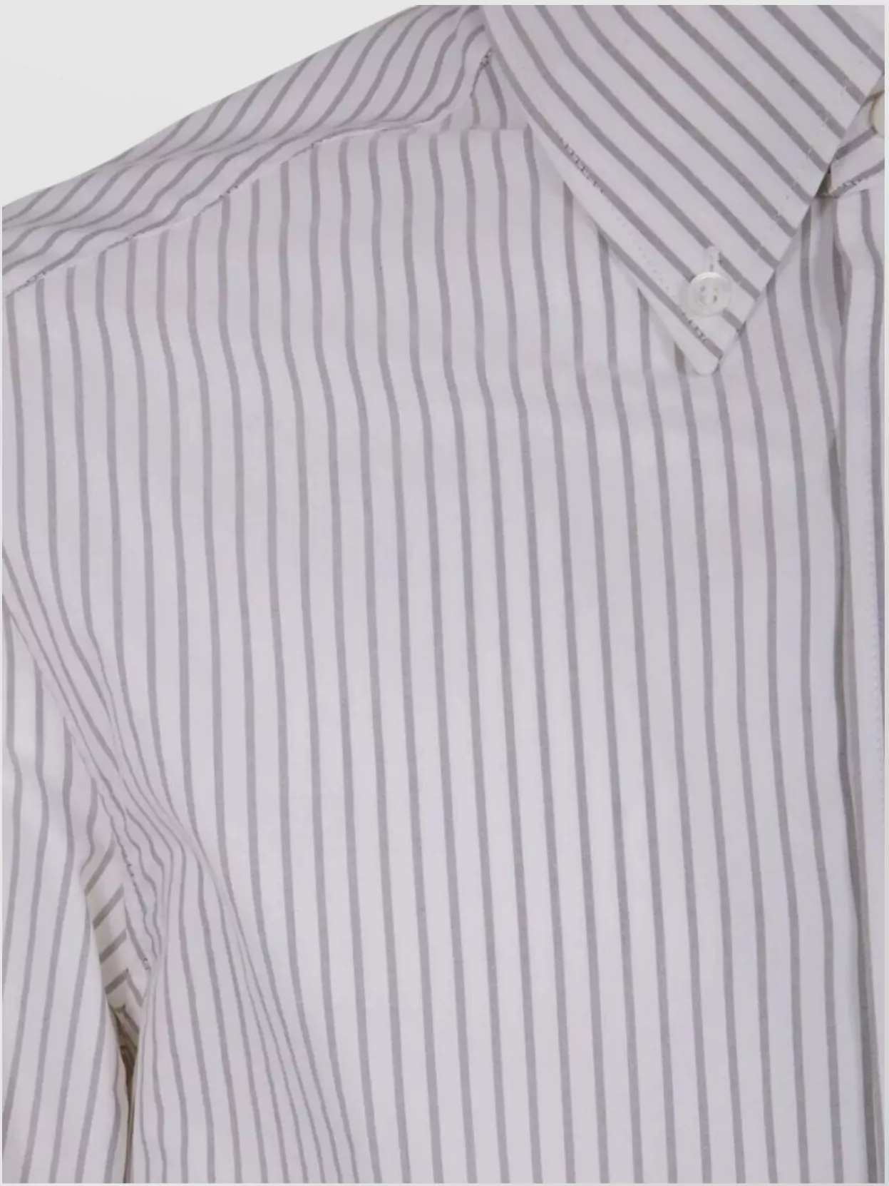 Brunello Cucinelli Striped Shirt With Button-Down Collar