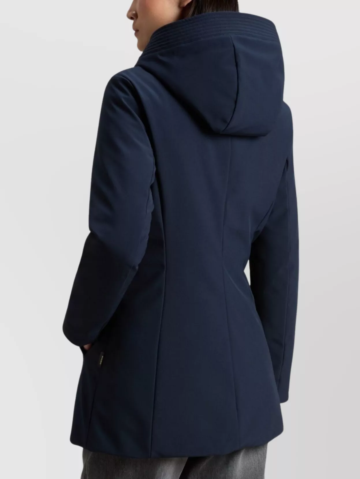 Woolrich Hooded Long Sleeve Quilted Parka Coat