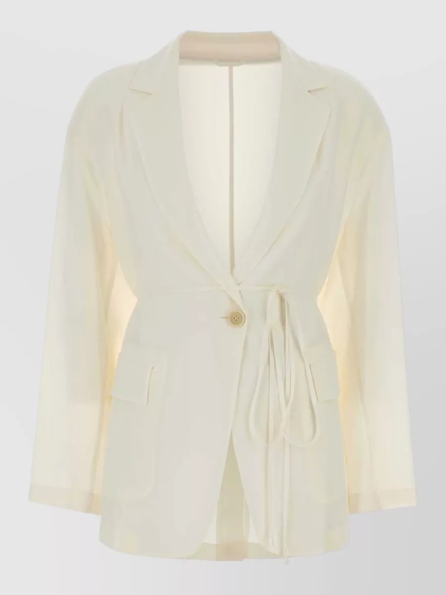 Brunello Cucinelli Silk Single-Breasted Blazer