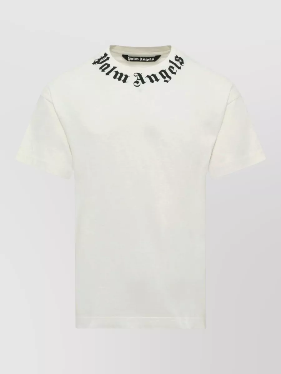Palm Angels cotton logo-print crew-neck t-shirt