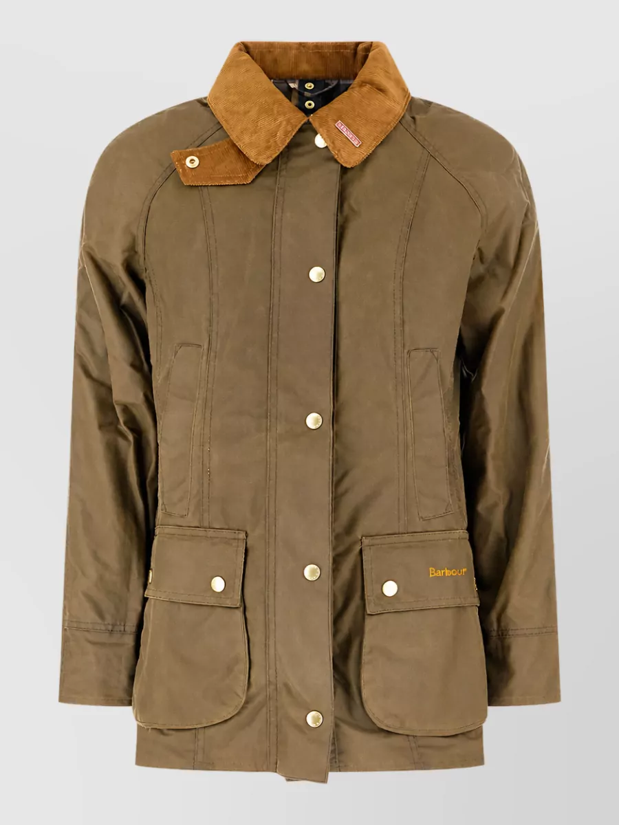 Barbour Waxed cotton single breasted coat