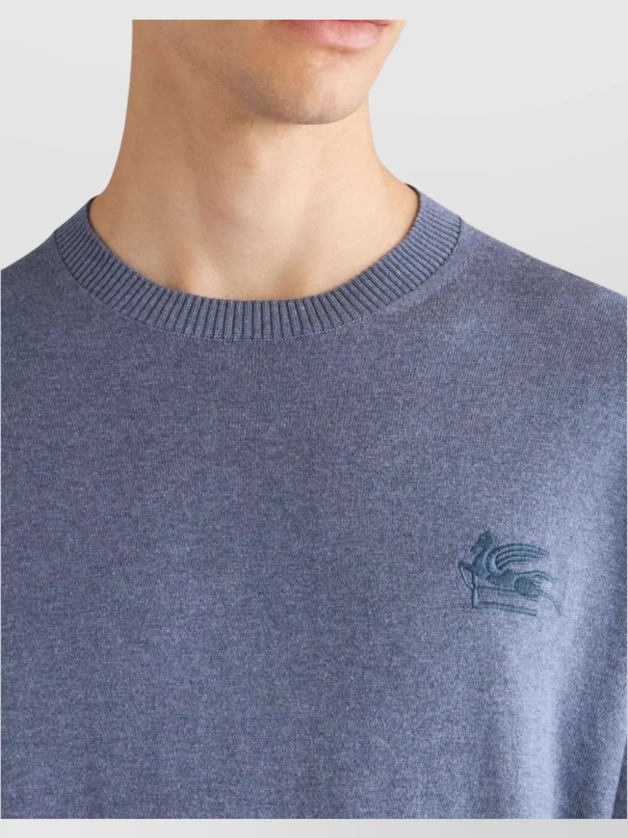 Etro Knitwear With Ribbed Cuffs And Hem
