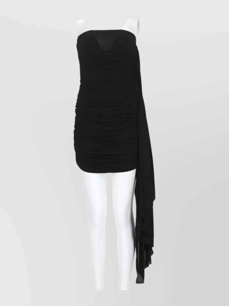 Alexander Wang Asymmetric draped strapless mini dress