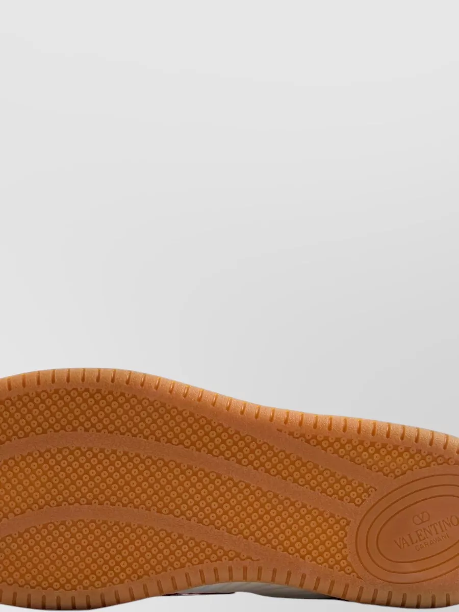 Valentino Leather Low-Top Sneakers