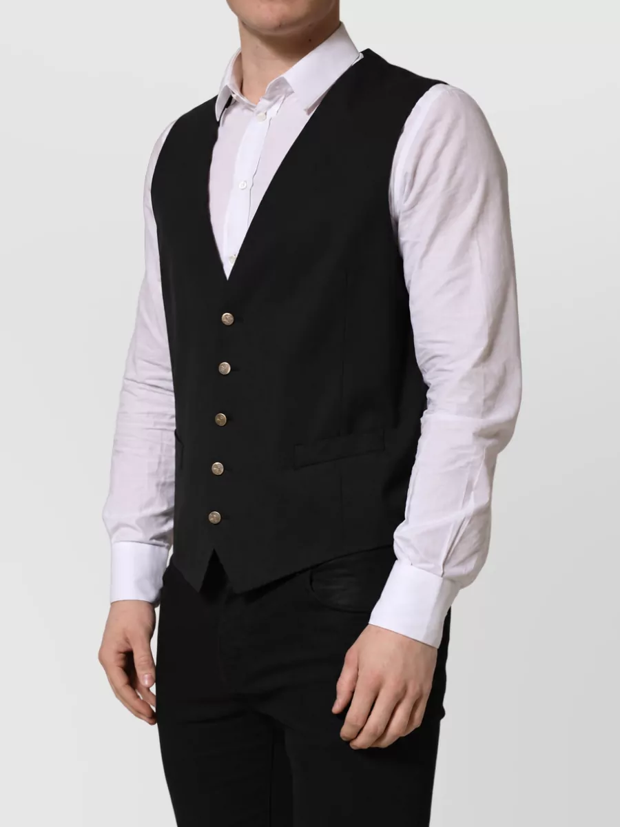 Dolce&Gabbana Wool Single Breasted Waistcoat